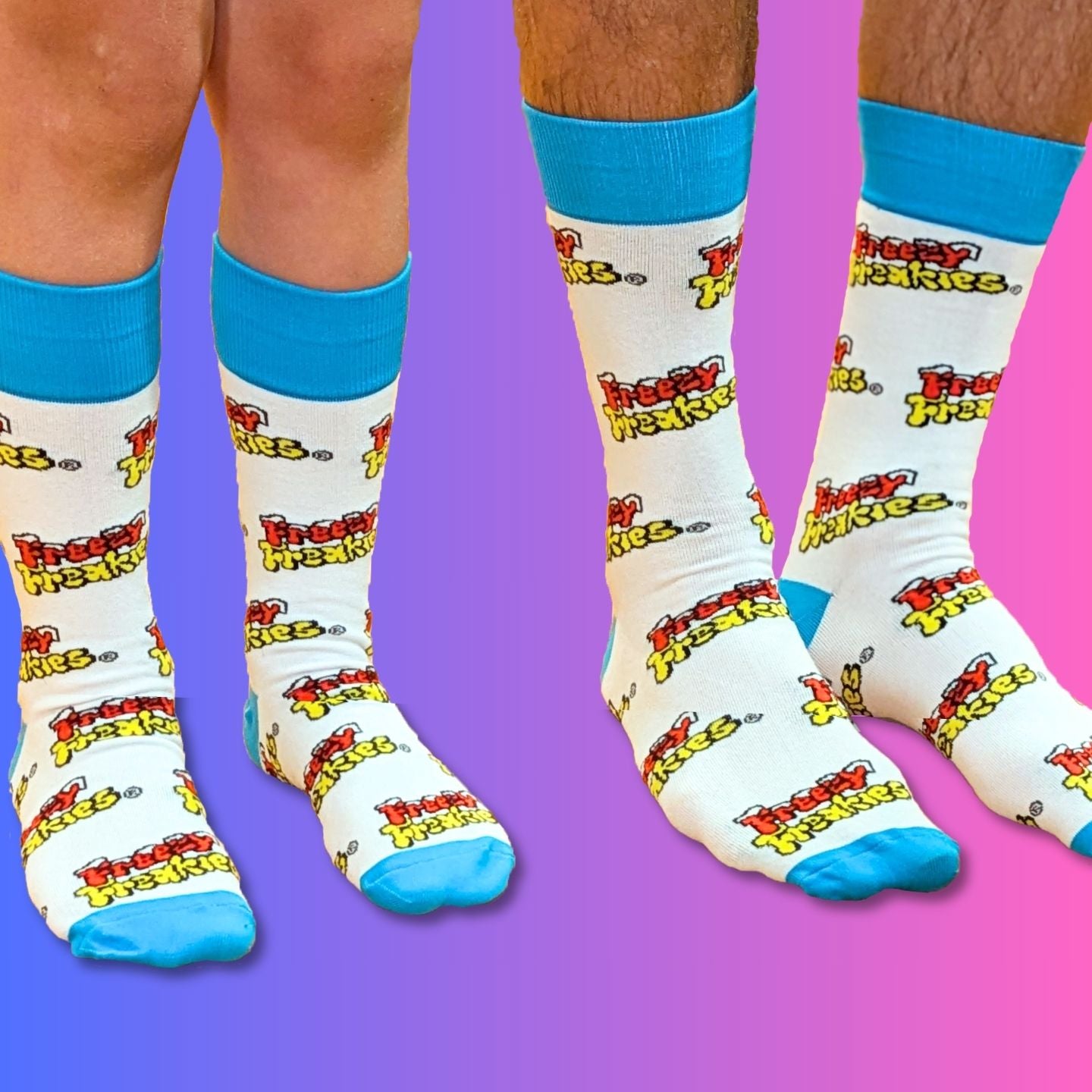 Freezy Freakies socks - kids size vs adult size