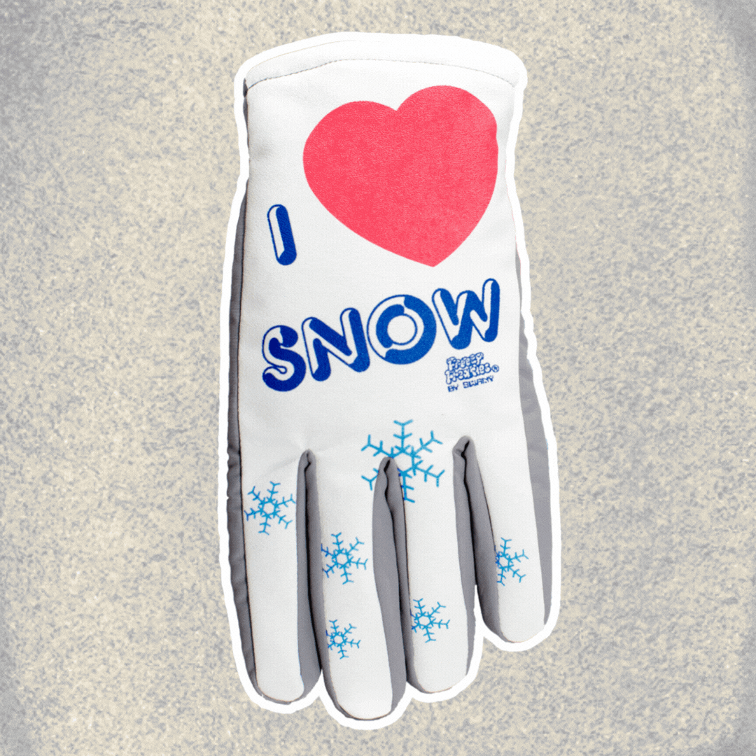 I Love Snow Freezy Freakies warm-cold transition gif