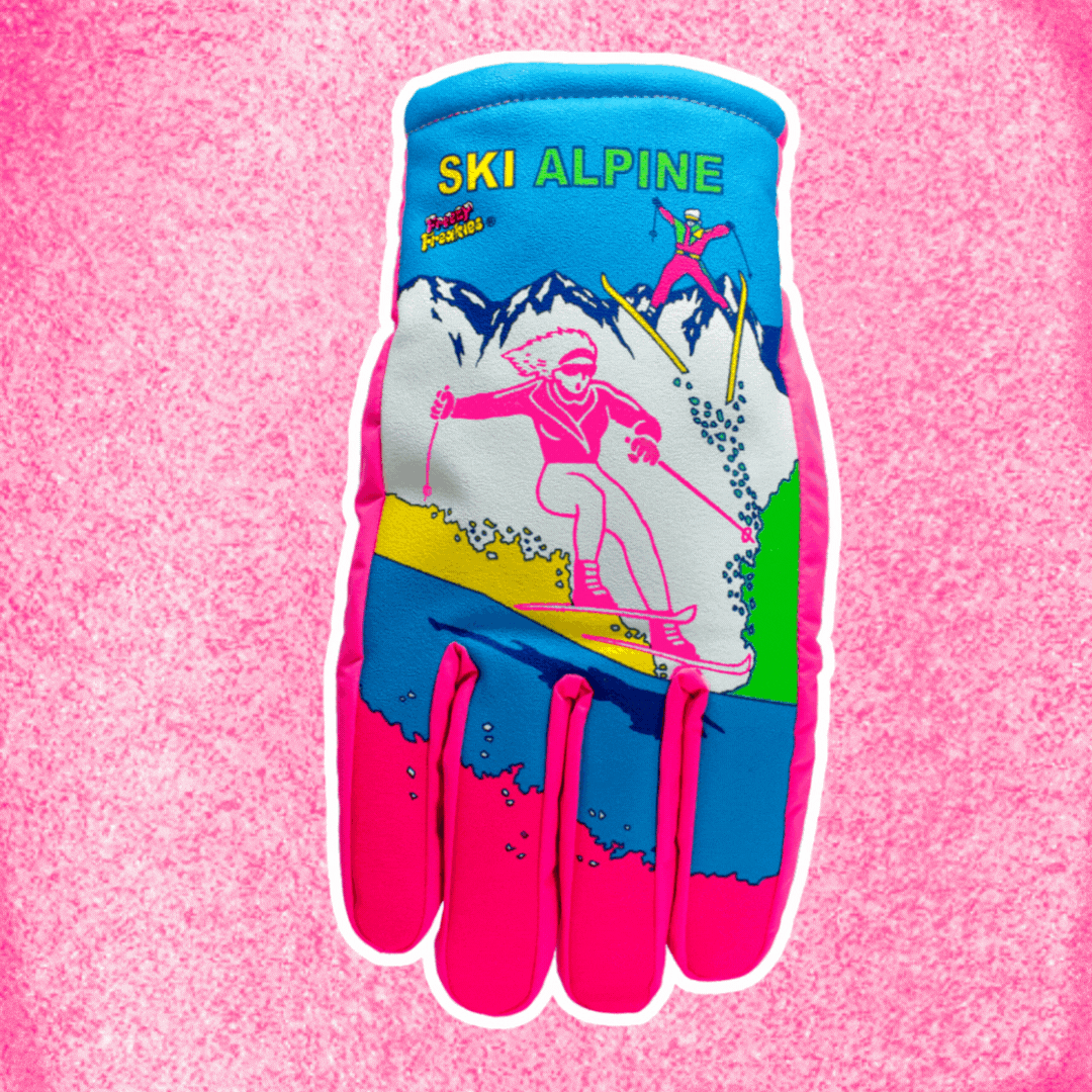 Ski Alpine Freezy Freakies warm-cold transition gif