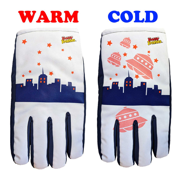 UFO Freezy Freakies gloves in warm and cold mode