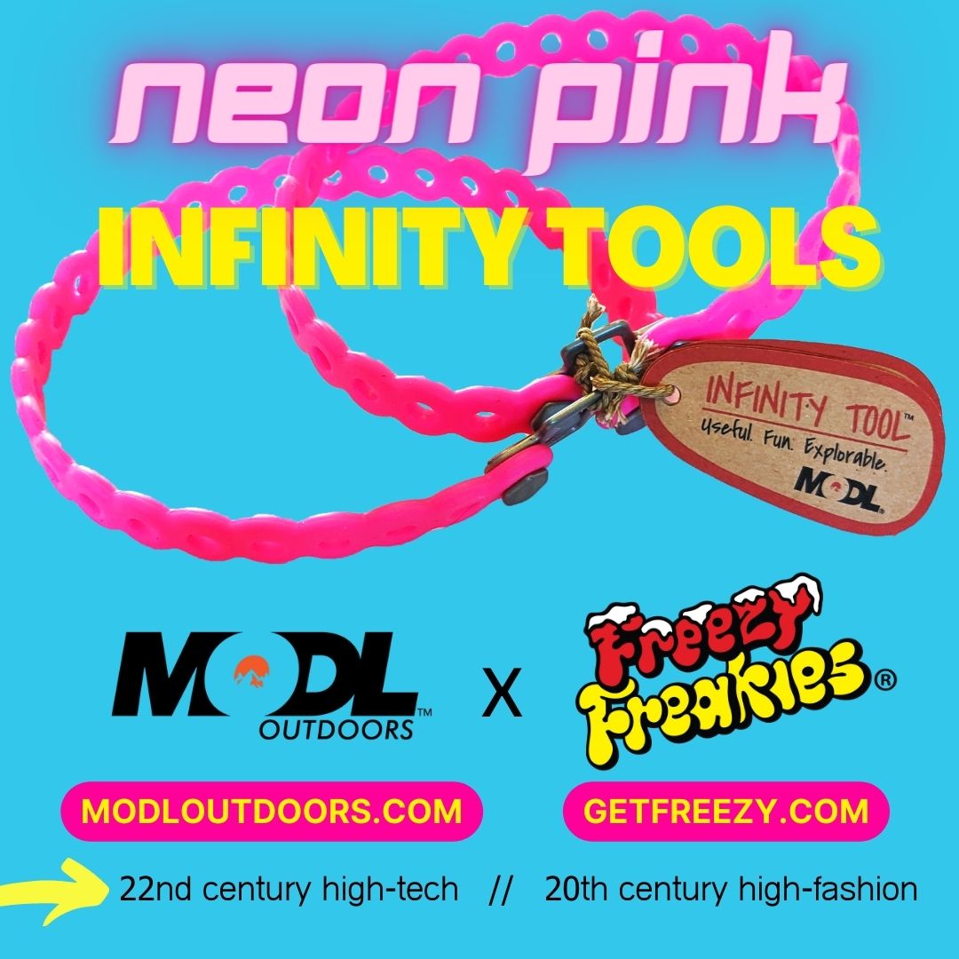 Neon pink Infinity Tools by MODL x Freezy Freakies 