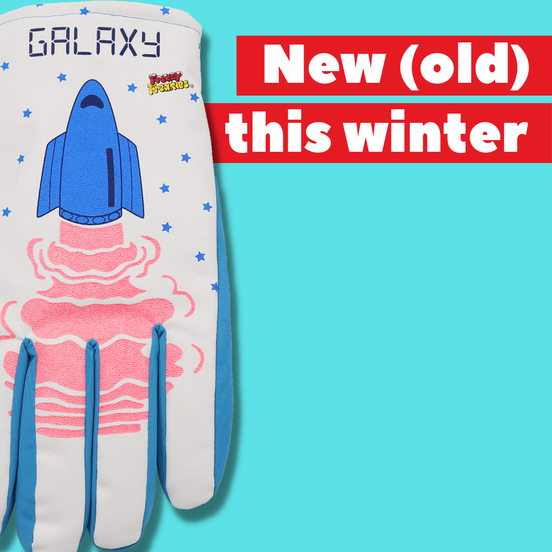 Galaxy Freezy Freakies gloves are new for winter '22-'23