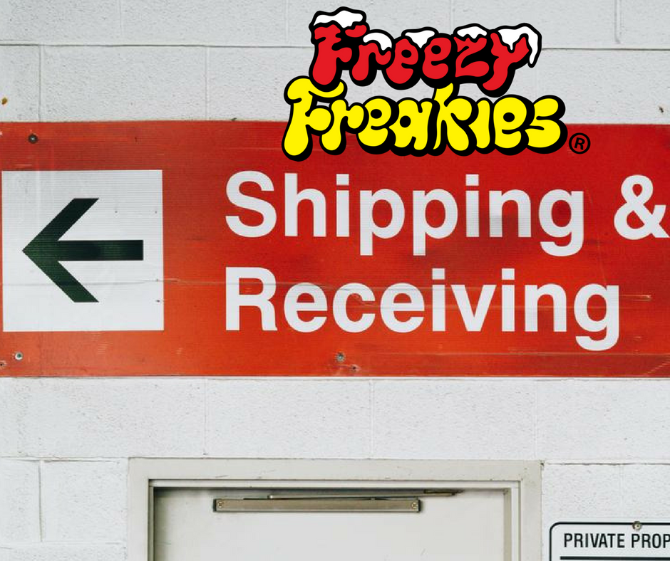 Freezy Freakies shipping and receiving