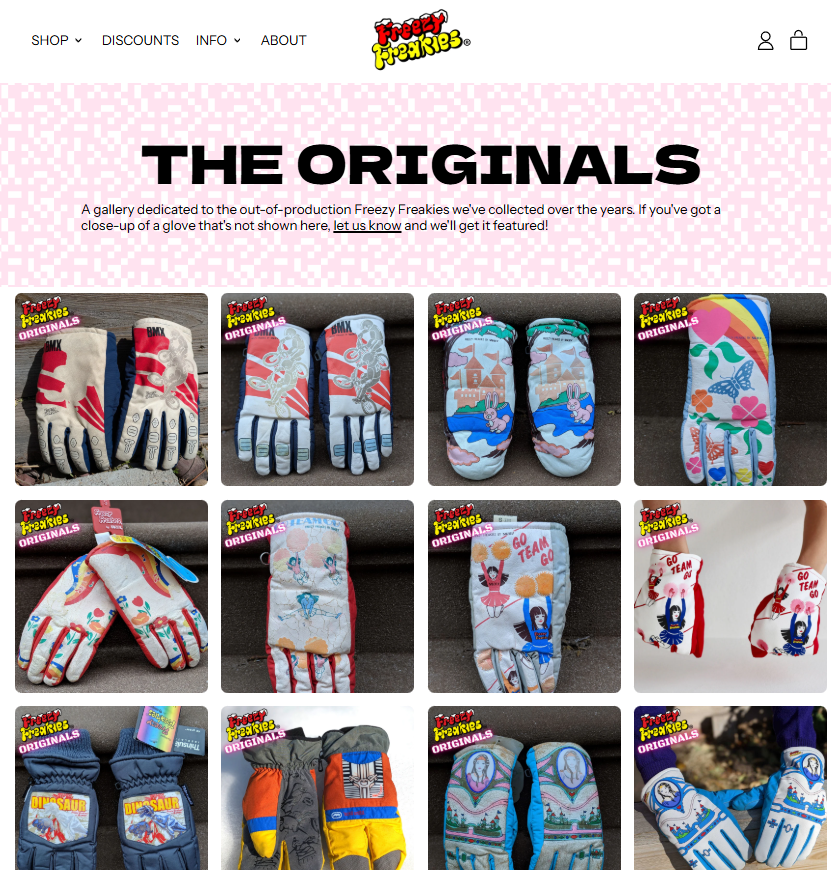 New: Originals Image Gallery