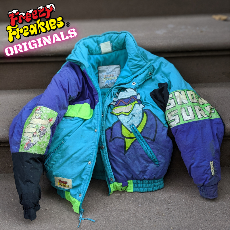 Freezy Freakies originals - snow surf blue coat