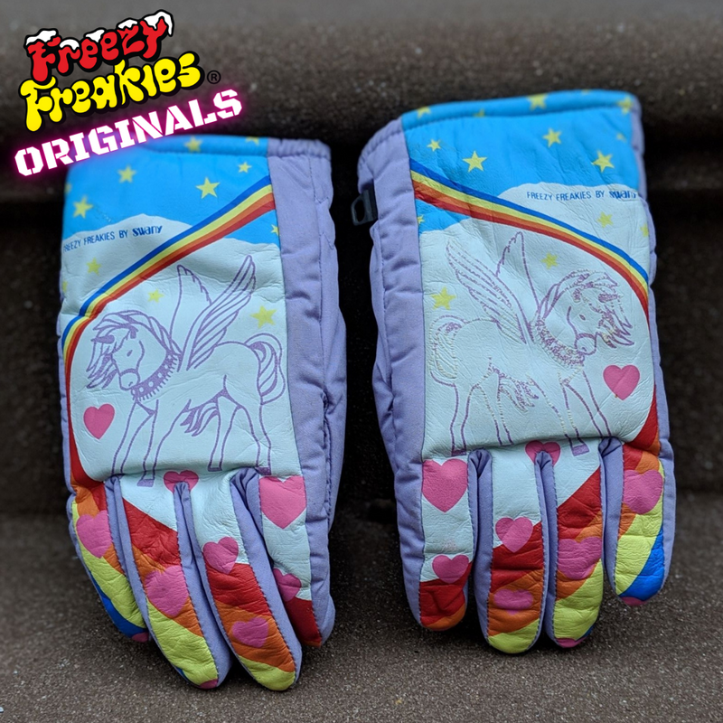 Freezy Freakies originals - unicorn gloves old
