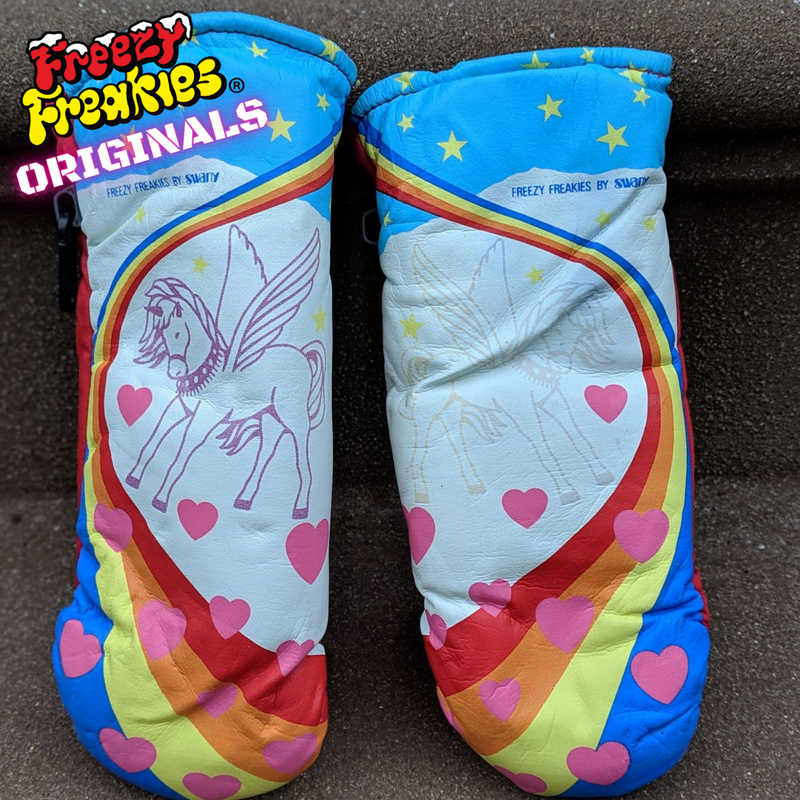 Freezy Freakies originals - unicorn mitten old