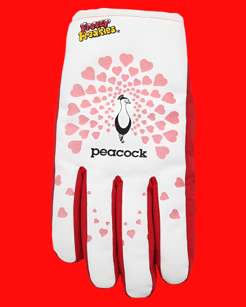 Peacock Freezy Freakies color-changing gloves