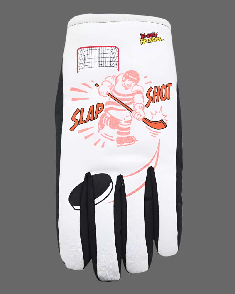 Slap Shot Hockey Freezy Freakies Color-Changing Winter Gloves are back from the 1980s