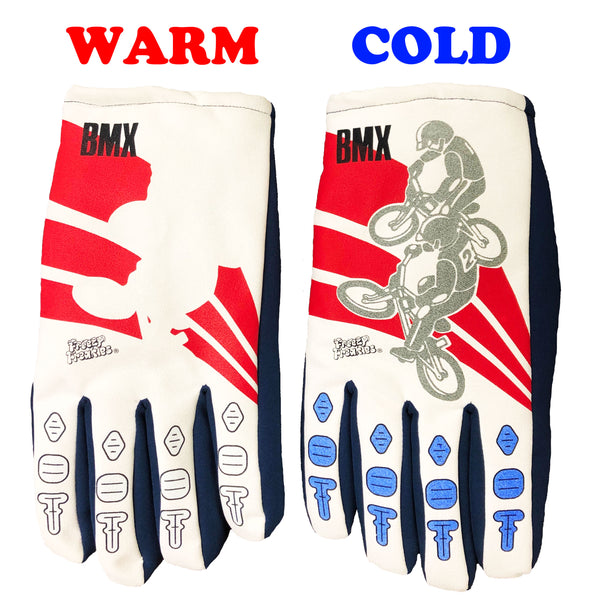 Freezy Freakies BMX color-changing gloves warm and cold