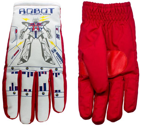 Robot Freezy Freakies gloves front and back