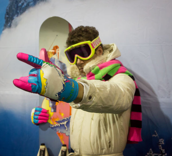 Ski Alpine Freezy Freakies gloves go great with your monoski