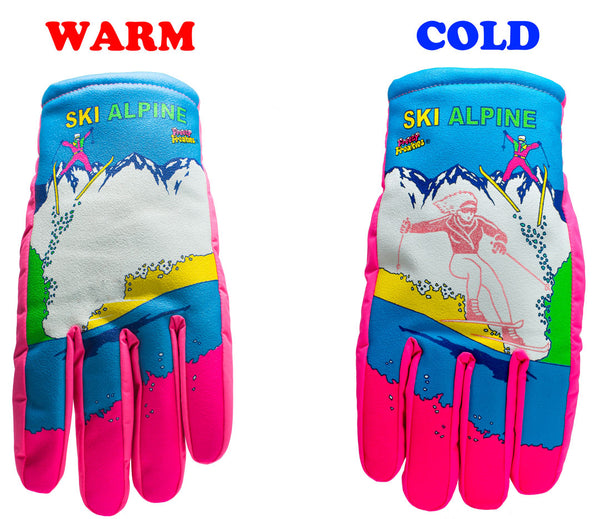Ski Alpine Freezy Freakies gloves warm cold comparison