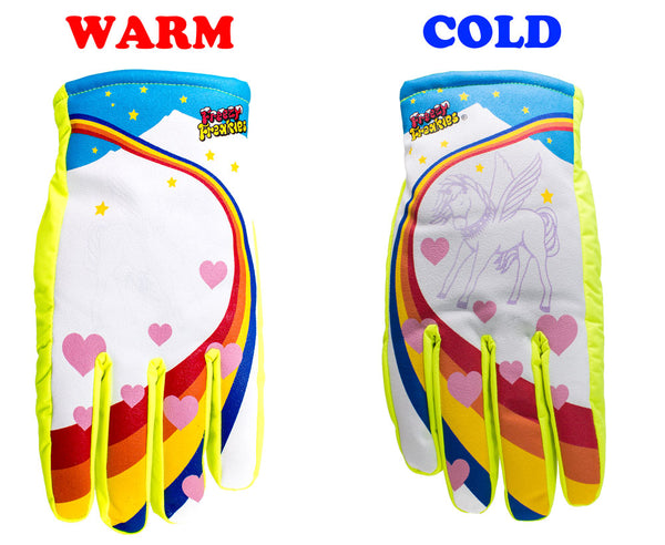 Freezy Freakies Unicorn gloves warm cold comparison